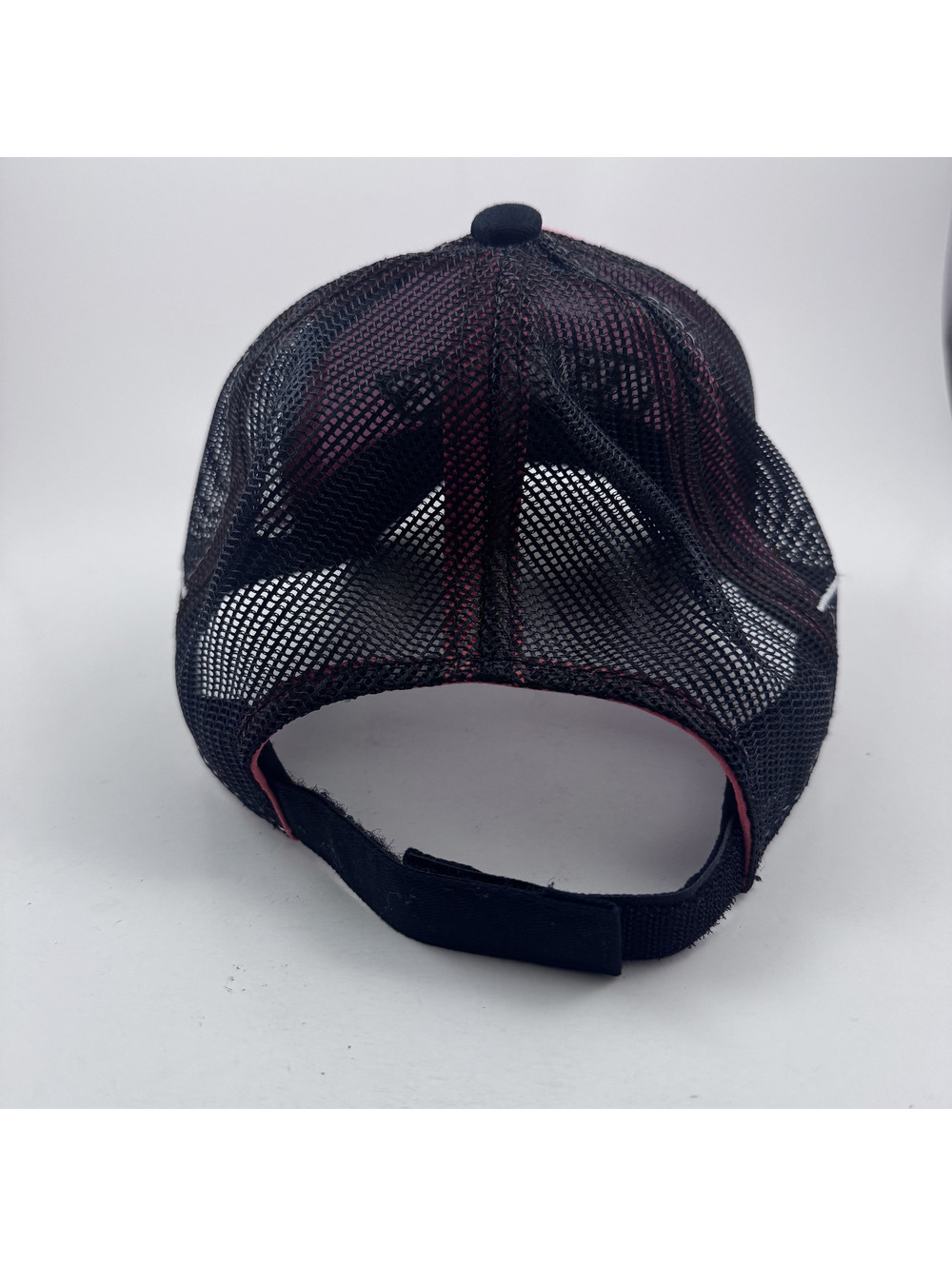 Keystone Raceway Hat Mesh Trucker Flame Embroidered OC Sports Red Black OSFM - Picture 4 of 7